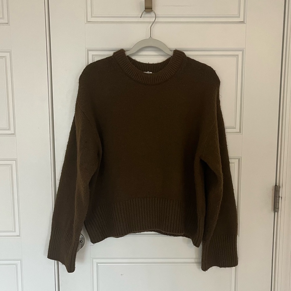 SALE H&M Green-Brown Sweater | M